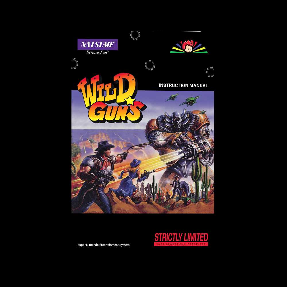 wild guns instruction manual