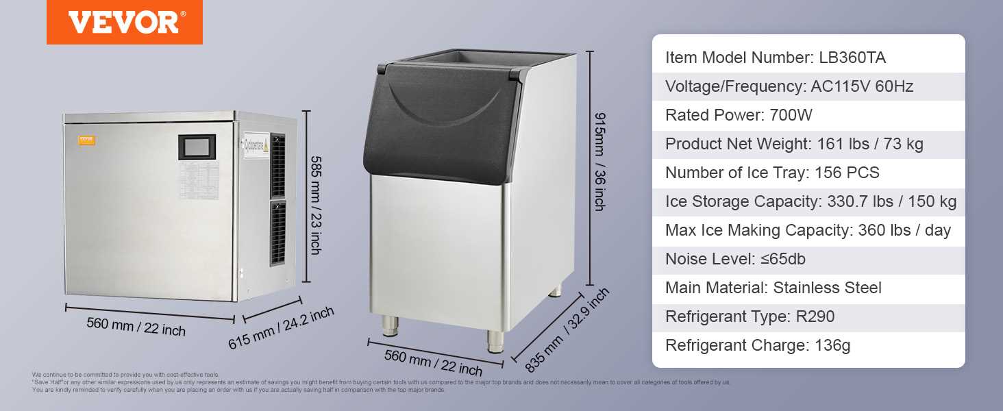 vevor ice machine instruction manual