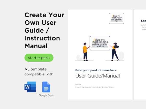 word template for instruction manual