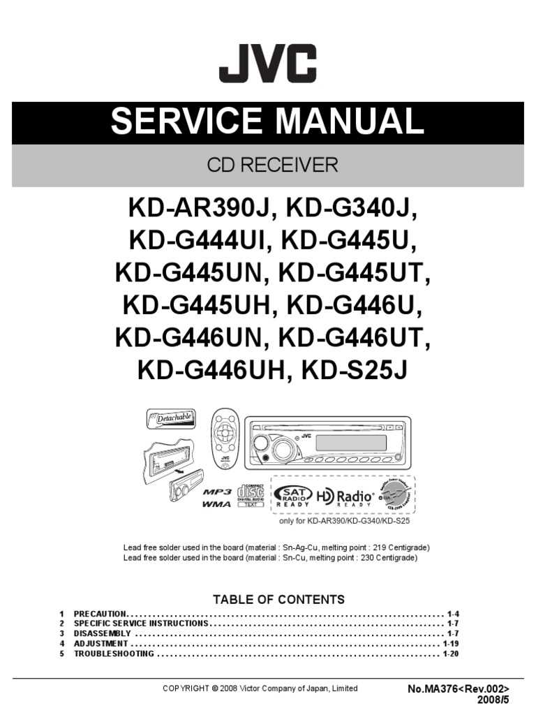 jvc car stereo instruction manual