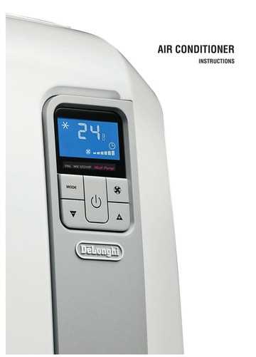 instruction manual for delonghi pinguino