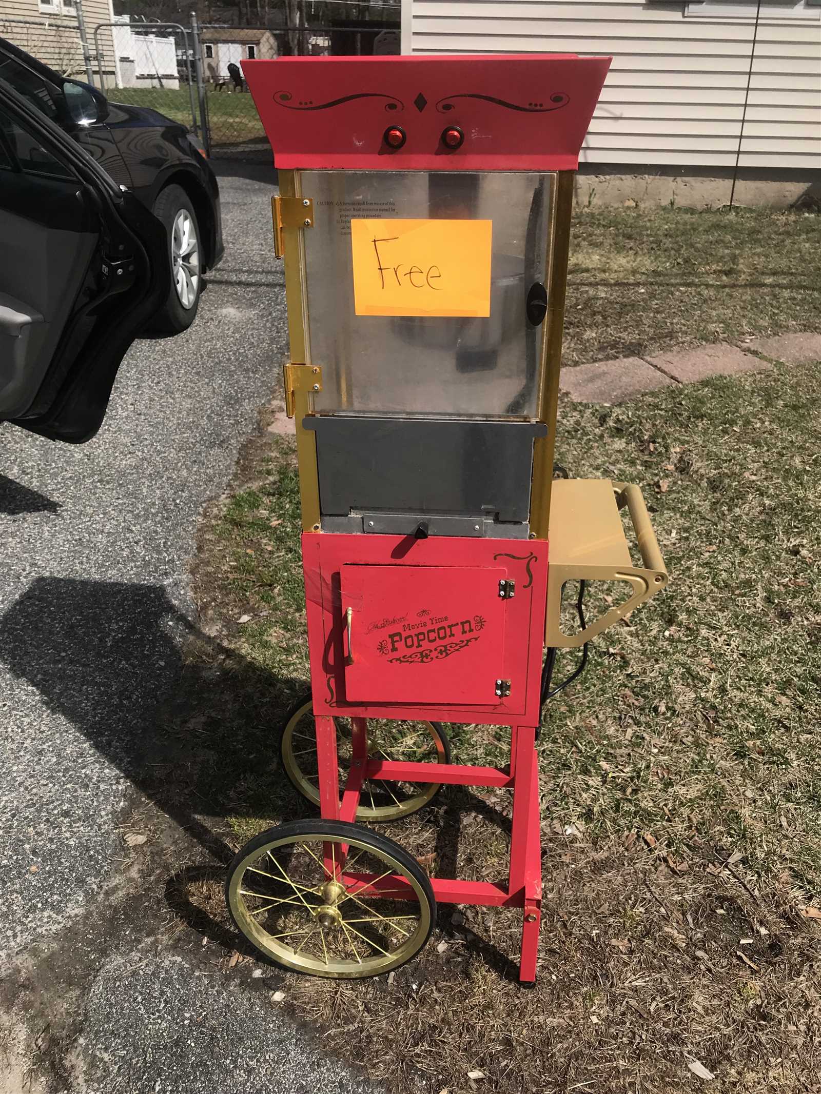 popcorn machine instruction manual