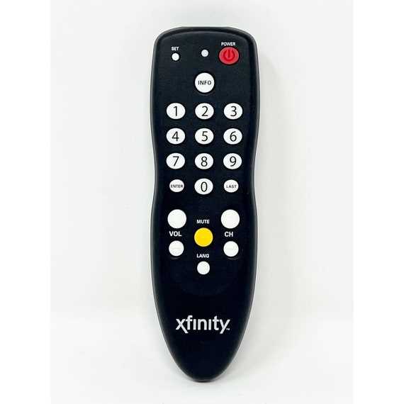 xfinity remote instruction manual