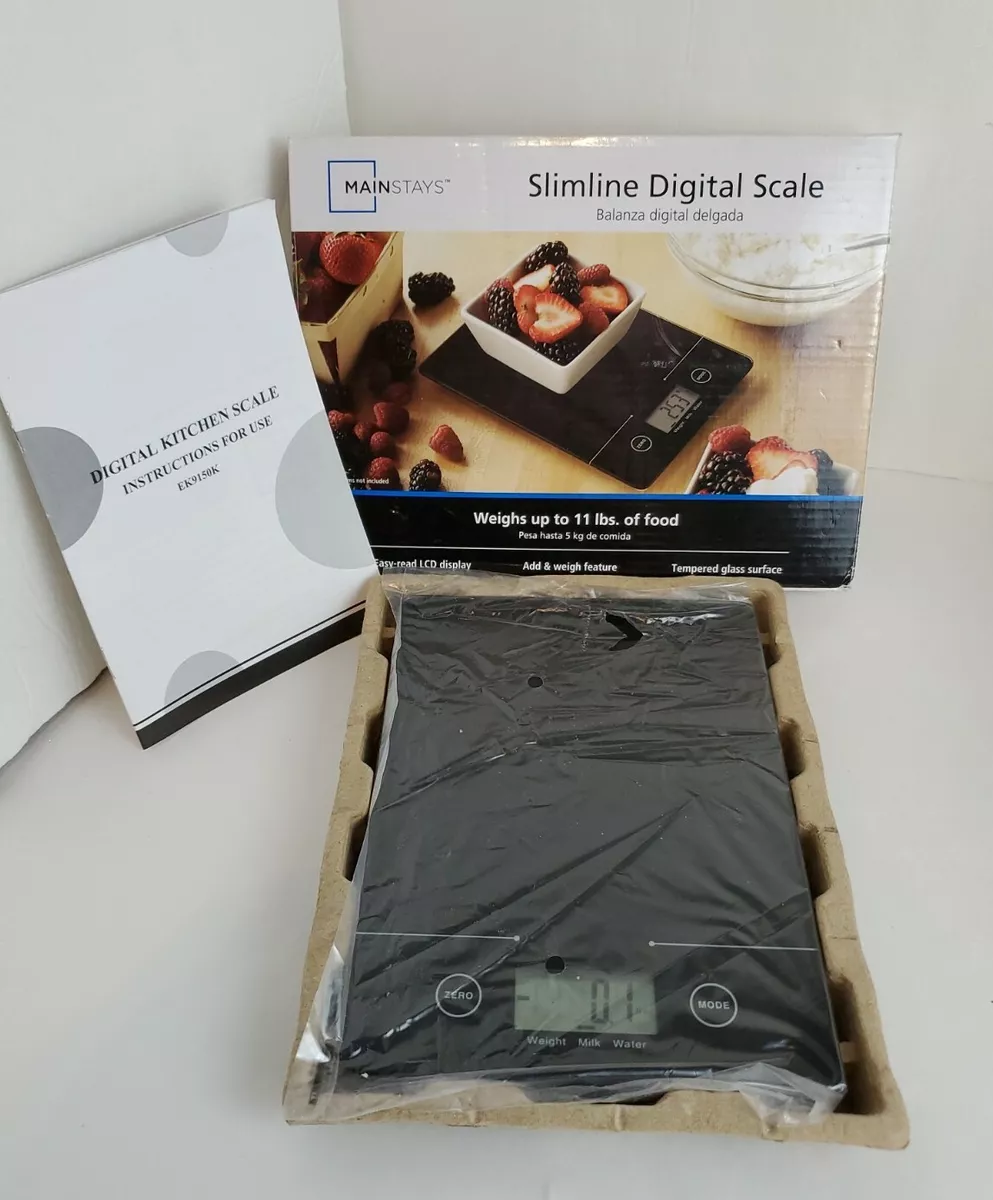 mainstays digital kitchen scale instruction manual