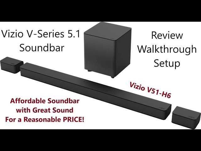 vizio sound bar instruction manual