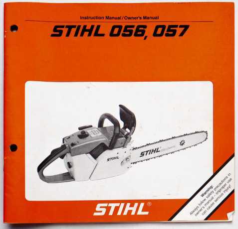 stihl chainsaw instruction manual