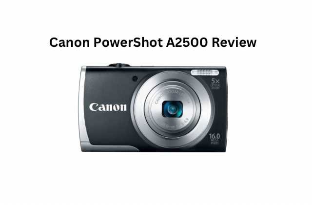 canon powershot a2500 instruction manual