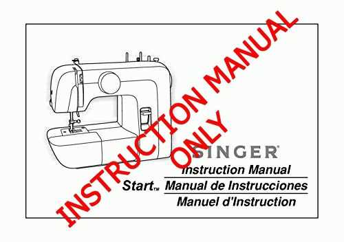 singer start instruction manual