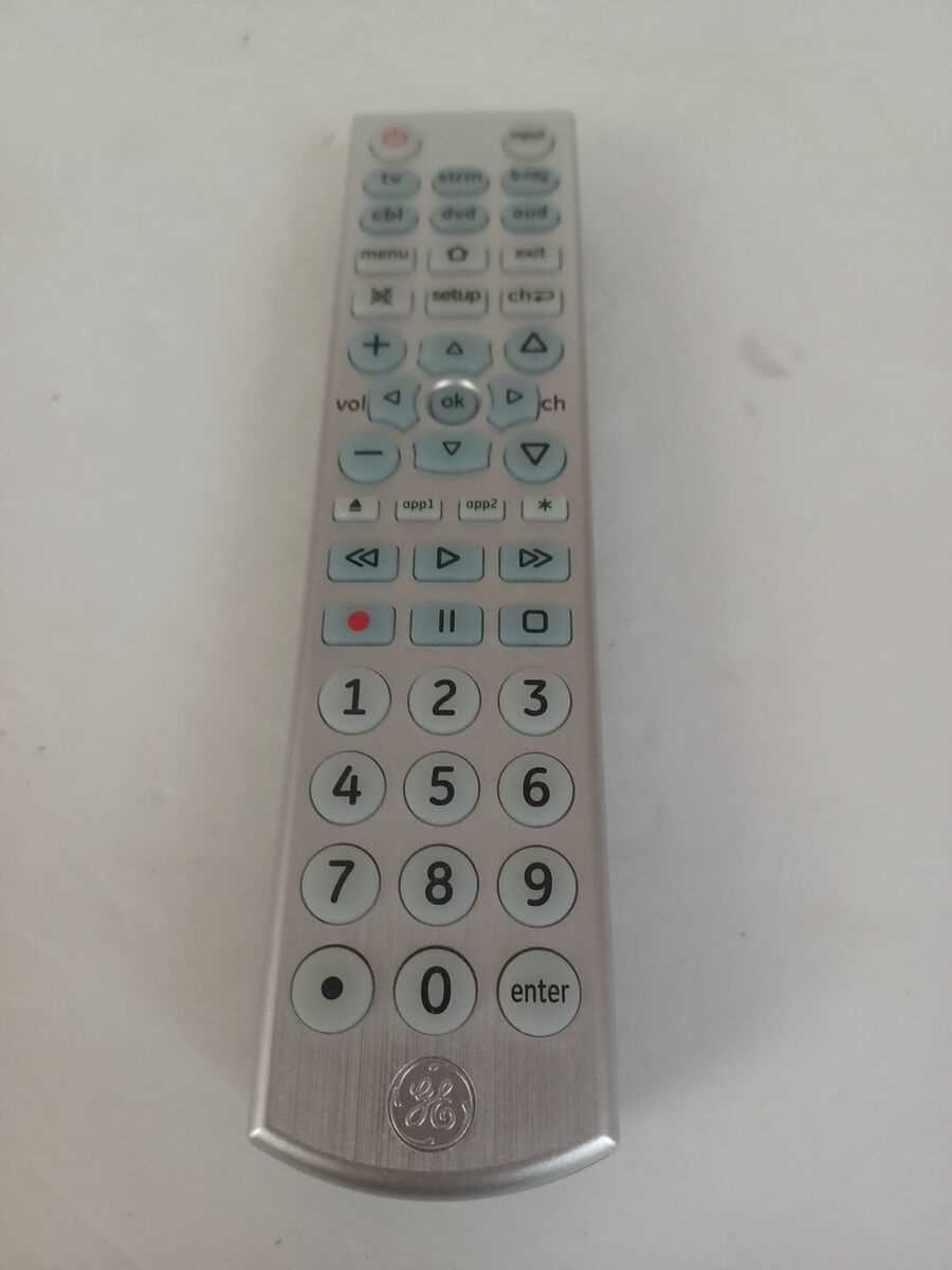 ge universal remote 33712 instruction manual