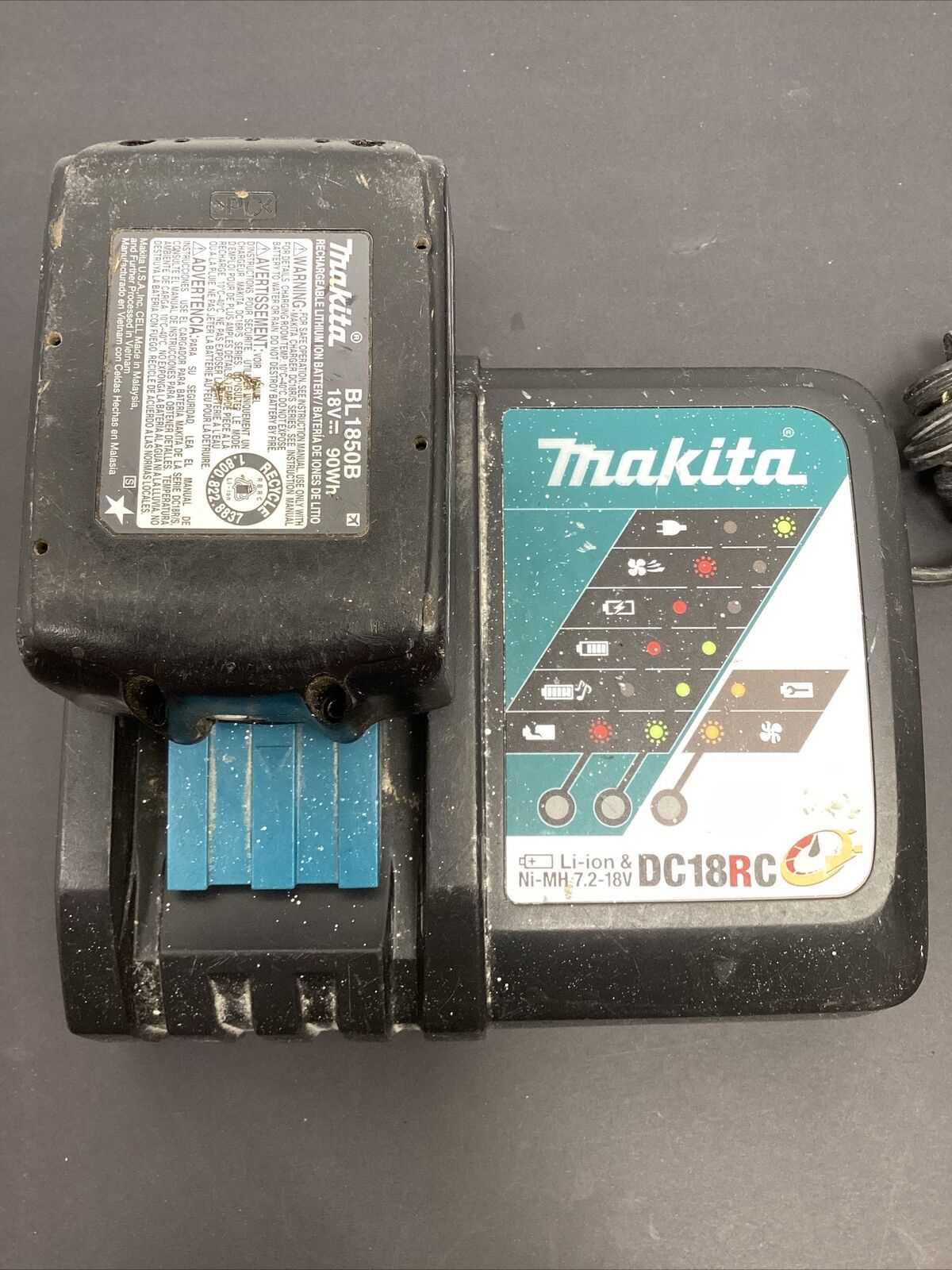 makita dc18rc battery charger instruction manual