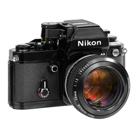 nikon f2as instruction manual