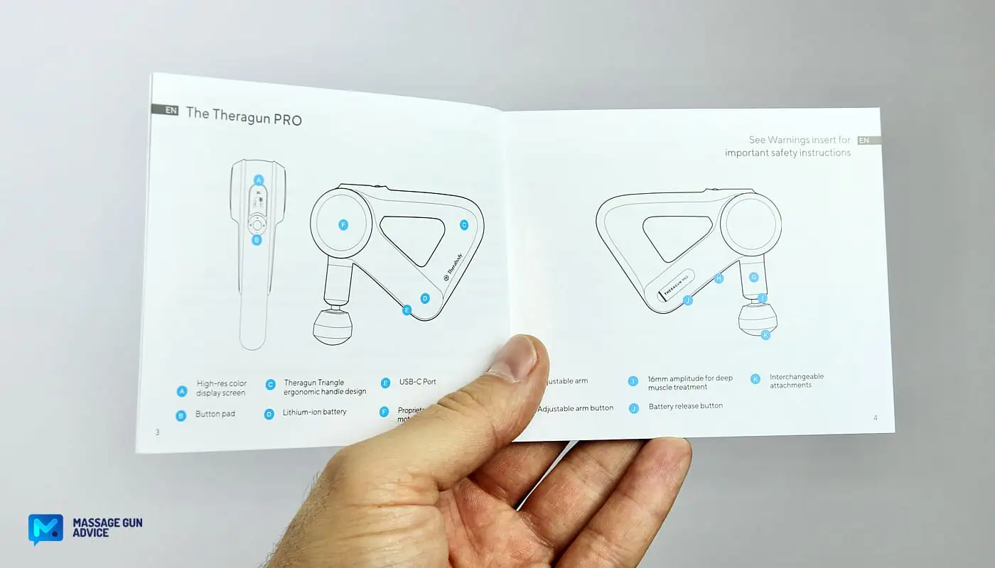 theragun mini instruction manual