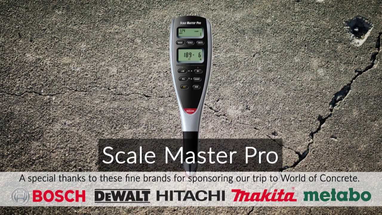 scale master classic instruction manual