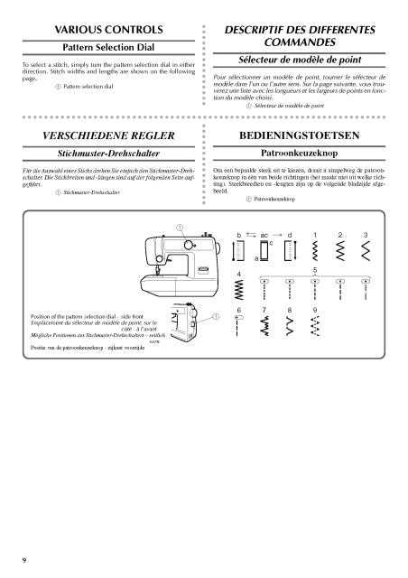 brother vx 808 instruction manual