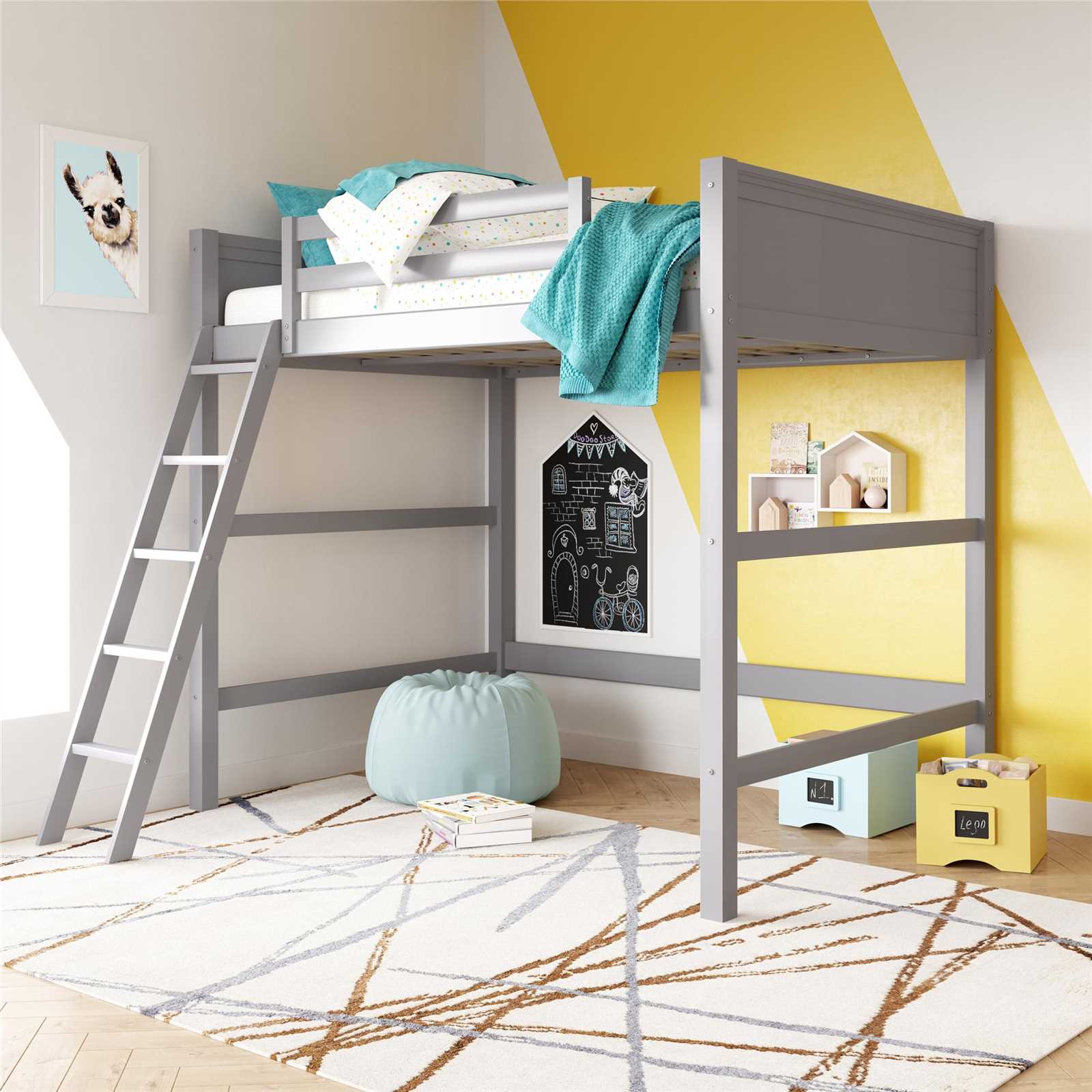 your zone metal loft bed instruction manual