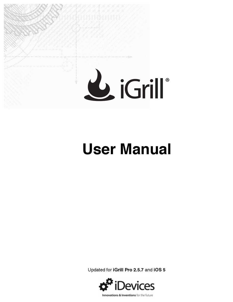 igrill mini instruction manual