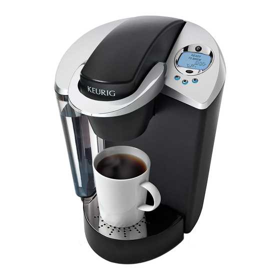 keurig single cup instruction manual