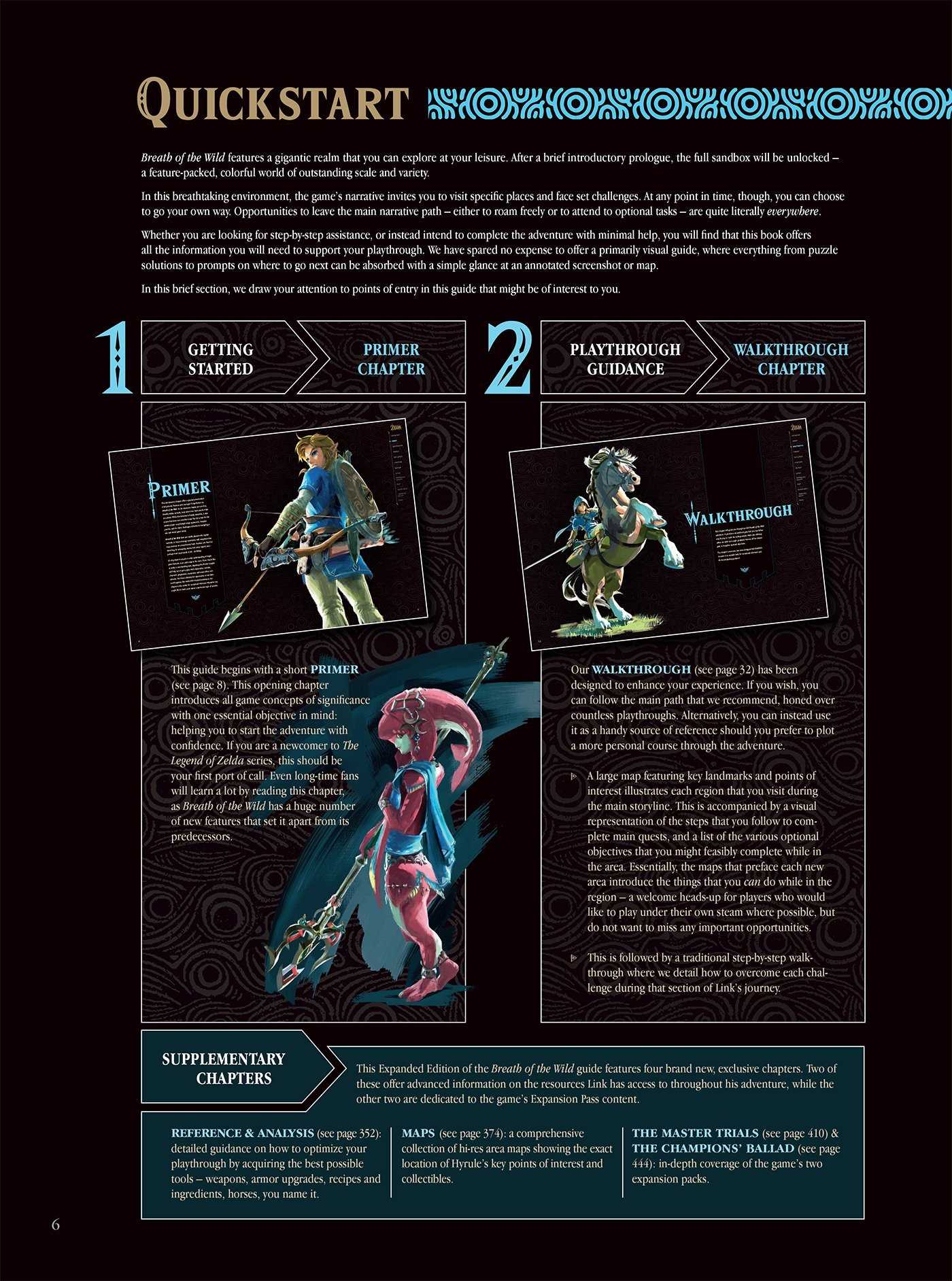 zelda breath of the wild instruction manual