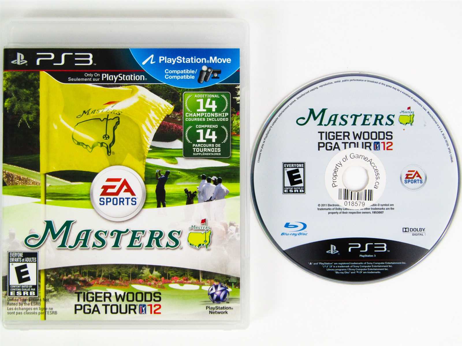 tiger woods pga tour 12 the masters wii instruction manual