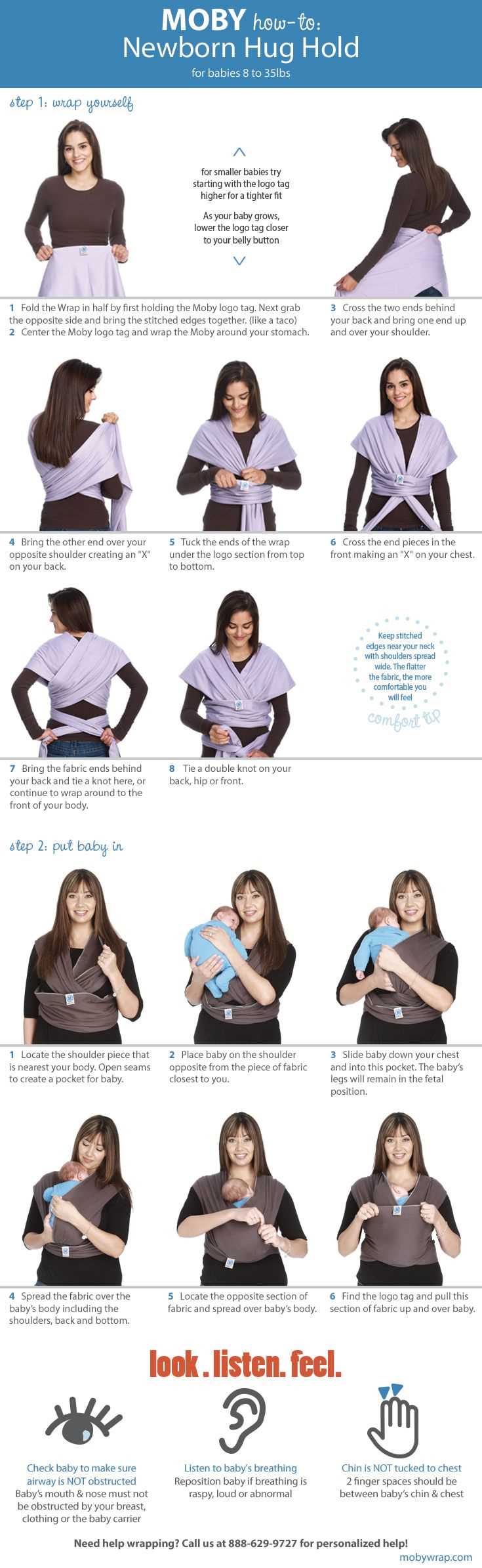 moby wrap instruction manual