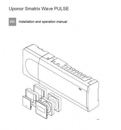 instructions uponor thermostat manual