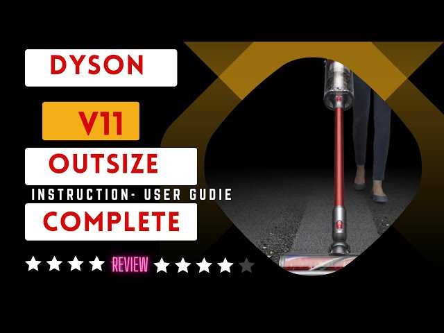 dyson v11 animal instruction manual