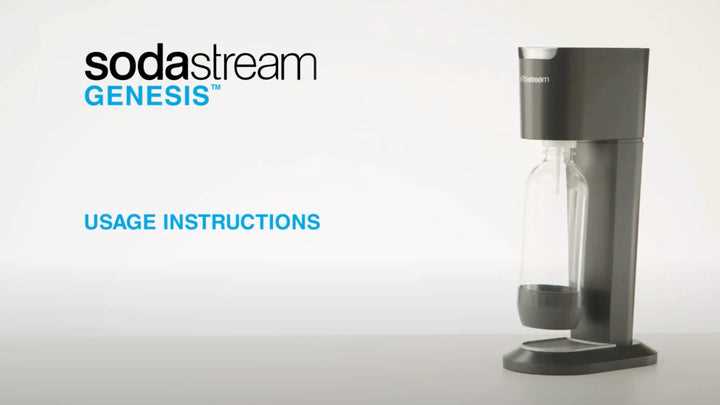 sodastream power instruction manual