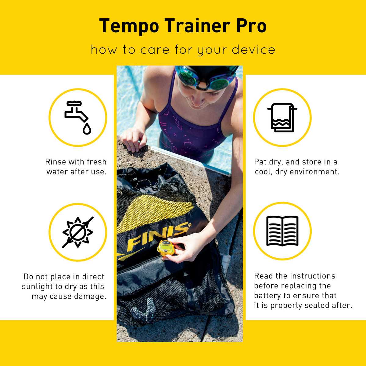 finis tempo trainer instruction manual