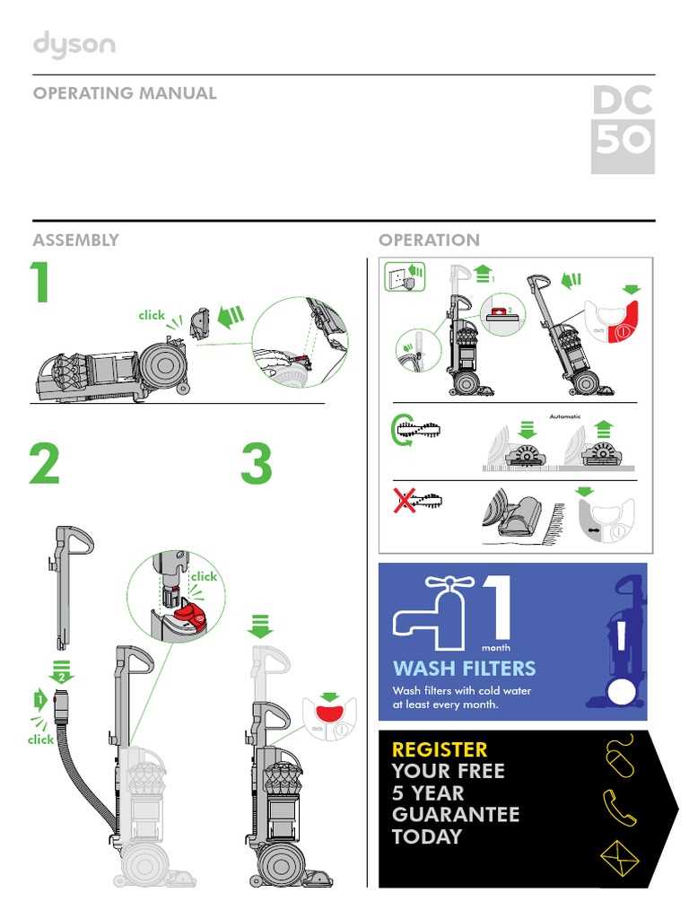 dyson dc65 instruction manual