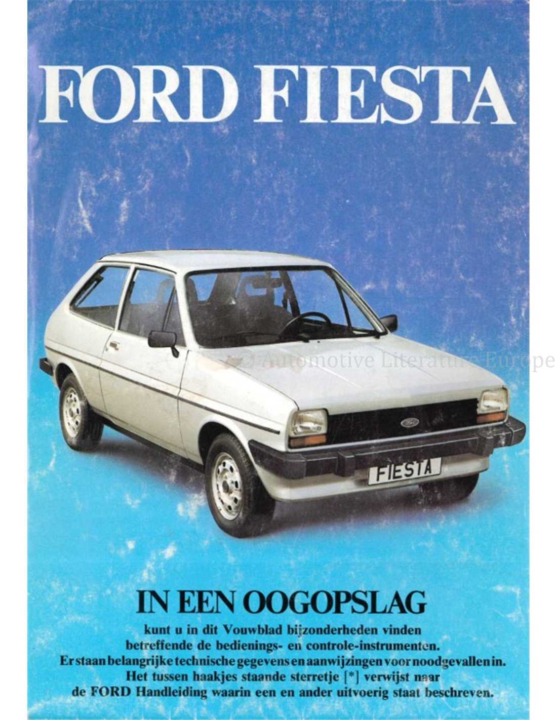 ford fiesta instruction manual