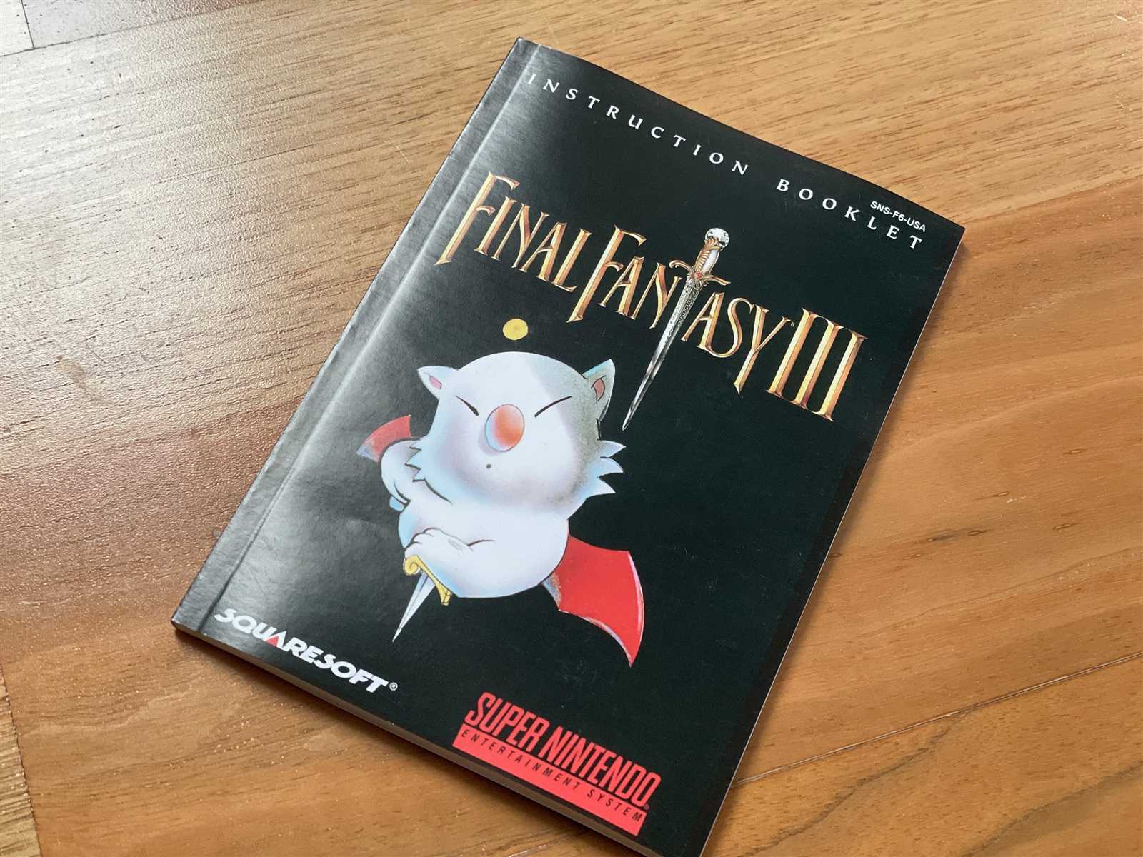 final fantasy 3 instruction manual