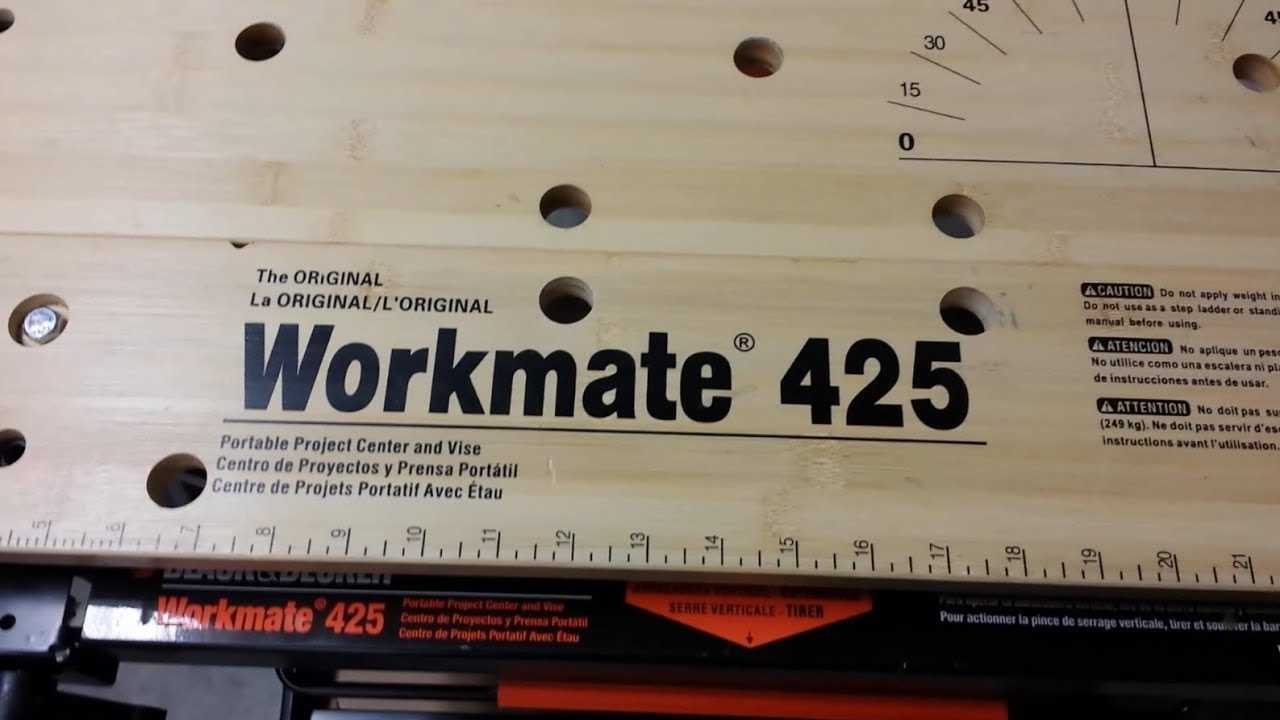 workmate 425 instruction manual